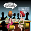 Cartoon: Abstinence (small) by toons tagged abstinence,going,without,vows,single,girls