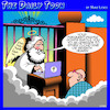 Cartoon: Frequent flyer points (small) by toons tagged prayer,upgrades,cloud,nine,seventh,heaven