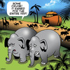 Cartoon: Lousy cruise (small) by toons tagged noahs,ark,elephants,animals,cruising,ship,cruises,rain,bad,weather