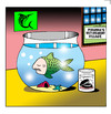 Cartoon: Piranhas retirement village (small) by toons tagged retirement,piranhas,fish,village,old,elderly,tank
