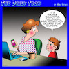 Cartoon: Play outside (small) by toons tagged internet,addiction,go,play,outside,role,reversals,phone