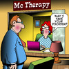 Cartoon: Therapy (small) by toons tagged mcdonalds,therapy,fast,food,psychiatrist
