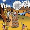Cartoon: Unfriended (small) by toons tagged lttle,big,horn,facebook,unfriended,status,update,sitting,bull,general,custer