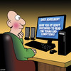 Cartoon: User agreement (small) by toons tagged terms,and,conditions,user,agreements,online,shopping,pretending