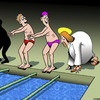 Cartoon: Walk on water (small) by toons tagged walk,on,water,swimming,races,swim,carnival,miracle