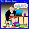 Cartoon: Zoom meetings (small) by toons tagged skype,zoom,work,from,home,ceo