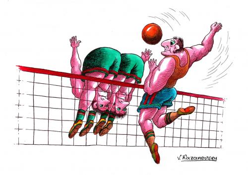 pics of volleyball. Cartoon: Volleyball (medium)