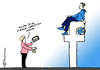 Cartoon: Merkel und Zuckerberg (small) by Pfohlmann tagged karikatur,cartoon,2015,color,farbe,deutschland,global,facebook,zuckerberg,merkel,bitte,macht,welt,globus,internet,www,hetze,shitstorm,soziale,netzwerke,netzwerk,ausländerfeindlichkeit,bundeskanzlerin,un,vollversammlung,putzen,putzlappen