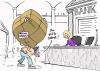 Cartoon: US-Hilfspaket (small) by Pfohlmann tagged finanzkrise,usa,hilfspaket,bank,crash