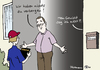 Cartoon: Zensus (small) by Pfohlmann tagged volkszählung,zensus,gewicht,befragung,interview,daten,datenschutz,bevölkerung,bürger