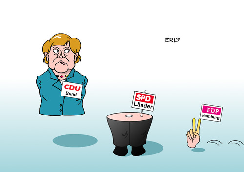 Cartoon: CDU SPD FDP (medium) by Erl tagged cdu,spd,fdp,wahl,hamburg,stärke,schwäche,bund,länder,angela,merkel,sigmar,gabriel,olaf,scholz,katja,suding,christian,lindner,partei,wähler,karikatur,erl,cdu,spd,fdp,wahl,hamburg,stärke,schwäche,bund,länder,angela,merkel,sigmar,gabriel,olaf,scholz,katja,suding,christian,lindner,partei,wähler