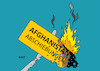 Cartoon: Abschiebungen nach Afghanistan (small) by Erl tagged politik,afghanistan,einsatz,nato,abzug,rückeroberung,taliban,stopp,abschiebungen,asylbewerber,karikatur,erl