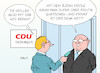Cartoon: CDU AfD (small) by Erl tagged politik,thüringen,landtagswahl,wahl,regierungsbildung,teile,cdu,bestrebung,gespräche,afd,björn,höcke,flügel,rechtsextremismus,nationalismus,rassismus,plaudern,quatschen,karikatur,erl