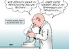Cartoon: Chemie-Nobelpreis (small) by Erl tagged nobelpreis,chemie,chemienobelpreis,forscher,deutschland,mikroskop,zelle,molekül,menschlich,unmenschlich,is,terror,staat,kalifat,islamismus,terrorzelle