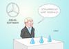 Cartoon: Daimler (small) by Erl tagged politik,auto,autobauer,daimler,software,manipulation,schummelsoftware,betrug,abgase,abgastest,diesel,stickoxide,hütchenspieler,karikatur,erl