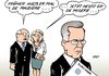 Cartoon: De Maiziere (small) by Erl tagged verteidigungsminister,thomas,de,maiziere,bundeswehr,euro,hawk,drohne,einstellung,millionen,verschwendung,name,misere,ruf,ansehen
