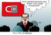 Cartoon: Erdogan (small) by Erl tagged erdogan,ministerpräsident,türkei,rede,deutschland,integration,assimilation,offen,verschlossen,aufgeschlossen
