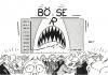 Cartoon: Finanzhaie (small) by Erl tagged börse,gier,verlust,panik,hai,finanzhai,absturz,flucht,geld,aktien,verkauf