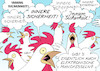 Cartoon: Hühnerhaufen (small) by Erl tagged innere,sicherheit,terror,terrorismus,terroranschlag,anschlag,terrorbekämpfung,islamismus,gefährder,fußfessel,vorschläge,diskussion,streit,durcheinander,chaos,hühnerhaufen,unsicherheit,karikatur,erl