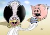 Cartoon: Papandreous Tierleben (small) by Erl tagged griechenland,krise,finanzen,schulden,pleite,bankrott,staatsbankrott,vertrauen,vertrauensfrage,parlament,sparen,sparbeschlüsse,rettung,hilfspaket,eu,europa,euro,geld,währung