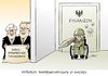 Cartoon: Schäuble (small) by Erl tagged schäuble,finanzminister,koalitionsvertrag,cdu,csu,fdp,steuergeschenke,finanzierung,innenminister,bundeswehr,einsatz,inland