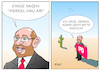 Cartoon: Schulz Wahlarena (small) by Erl tagged bundestagswahl,wahl,2017,herausforderer,spd,kanzlerkandidat,martin,schulz,kampf,kämpfer,stierkampf,arena,wahlarena,fernsehen,fernsehsendung,bundeskanzlerin,angela,merkel,cdu,ruhe,harmonie,wahlkampfauftritte,demonstranten,gegner,afd,hau,ab,konfrontation,wüste,karikatur,erl