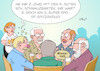 Cartoon: SPD-Doppelspitze (small) by Erl tagged politik,partei,spd,suche,vorsitz,doppelspitze,paar,doppelt,stammtisch,betrunken,karikatur,erl