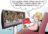 Cartoon: Sportler (small) by Erl tagged fußball,weltmeisterschaft,wm,brasilien,2014,ende,fernsehen,medien,zeitung,wochen,couch,fest,feiern,feiertag,finale,sieg,deutschland,alltag,umstellung,gewöhnung,sport,bundesliga