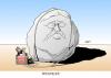 Cartoon: Steinmeier (small) by Erl tagged spd,steinmeier,kanzlerkandidat,aufwind,abheben,ballon,stein