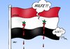 Cartoon: Syrien (small) by Erl tagged syrien,diktator,assad,bürgerkrieg,revolution,erschießung,niederschlagung,mord,massenmord,hilfe,un,resolution,veto,russland