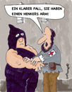 Cartoon: Henkers Arm (small) by EASTERBY tagged executions,first,aid