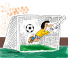 Cartoon: own goal (small) by EASTERBY tagged football goalkeepers