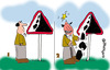 Cartoon: Road Signs 3 (small) by EASTERBY tagged road,works,signs