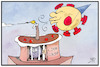 Cartoon: 1 Jahr Corona (small) by Kostas Koufogiorgos tagged karikatur,koufogiorgos,illustration,cartoon,corona,geburtstag,pandemie,lockdown,jubiläum,torte,feier