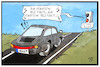 Cartoon: 60 Jahre Blitzer (small) by Kostas Koufogiorgos tagged karikatur,koufogiorgos,illustration,cartoon,blitzer,radarfalle,punkte,flensburg,rasen,porsche,autofahrer,auto,verkehr,verkehrsregeln,kontrolle,geschwindigkeit