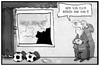 Cartoon: Asylrecht (small) by Kostas Koufogiorgos tagged karikatur,koufogiorgos,illustration,cartoon,asylrecht,cdu,csu,merkel,fussball,scheibe,zerstörung,angriff,kritik,scherben,flüchtlingskrise,politik