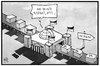 Cartoon: Das nächste Paket (small) by Kostas Koufogiorgos tagged karikatur,koufogiorgos,illustration,cartoon,griechenland,bundestag,hilfspaket,abstimmung,fliessband,durchwinken,reichstag,politik