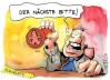 Cartoon: Der Nächste bitte! (small) by Kostas Koufogiorgos tagged bürokratie,beamte