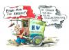 Cartoon: Etwas muss sich ändern! (small) by Kostas Koufogiorgos tagged eu,vertrag,verfassung,lissabon,irland,dublin,merkel,sarkozy,kostas,koufogiorgos
