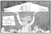 Cartoon: EU-Ratspräsidentschaft (small) by Kostas Koufogiorgos tagged karikatur,koufogiorgos,illustration,cartoon,eu,ratspräsidentschaft,tempel,säule,stütze,merkel,europa,gebäude,ruine,zusammenhalt,deutschland,demokratie