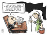 Cartoon: Frauenquote (small) by Kostas Koufogiorgos tagged frauenquote,karriere,arbeit,frau,chance,karikatur,kostas,koufogiorgos