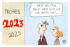 Cartoon: Frohes Neues (small) by Kostas Koufogiorgos tagged karikatur,koufogiorgos,inflation,2025,2023,neujahr
