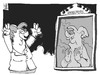 Cartoon: Generaldebatte (small) by Kostas Koufogiorgos tagged karikatur,koufogiorgos,cartoon,illustration,merkel,spiegel,eigenlob,applaus,beifall,generaldebatte,bundeskanzlerin,regierungschefin,politik