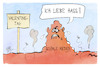 Cartoon: Hass im Netz (small) by Kostas Koufogiorgos tagged karikatur,koufogiorgos,hass,netz,social,media,valentinstag