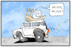 Cartoon: Hausarzt-Impfungen (small) by Kostas Koufogiorgos tagged karikatur,koufogiorgos,illustration,cartoon,hausarzt,impfung,schnecke,pandemie,geschwindigkeit,auto,gesundheit,corona