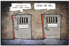 Cartoon: Havelange (small) by Kostas Koufogiorgos tagged karikatur,koufogiorgos,illustration,cartoon,fifa,havelange,gefängnis,funktionär,korruption,sport,fussball,weltverband,haft,insasse,jva