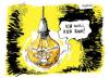 Cartoon: Ich will hier raus (small) by Kostas Koufogiorgos tagged strom,energie,wirtschaft