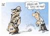Cartoon: Katz und Maus (small) by Kostas Koufogiorgos tagged bnd,bespitzelung,journalismus,kostas,koufogiorgos