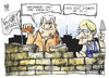 Cartoon: Länderfinanzausgleich (small) by Kostas Koufogiorgos tagged hessen,bayern,länderfinanzausgleich,klage,mauer,geld,solidarität,politik,karikatur,kostas,koufogiorgos