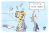 Cartoon: Lindner und Scholz (small) by Kostas Koufogiorgos tagged karikatur,koufogiorgos,scholz,lindner,regierung,rückendeckung